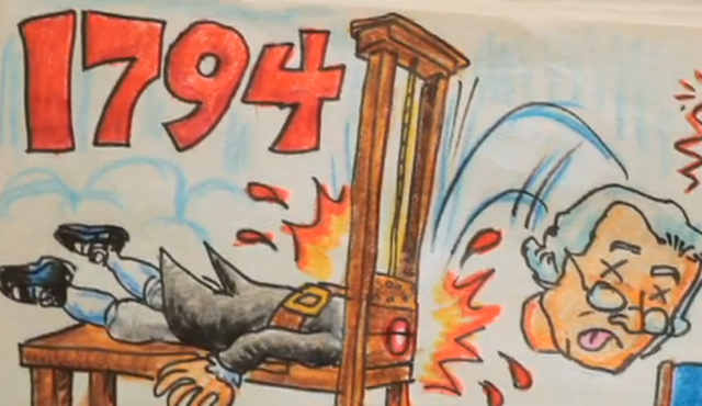 Robespierre was guillotined and executed