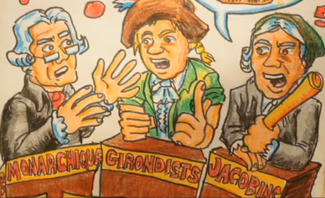 There were arguments whether to keep the king or not between the groups of the Legislative assembly.