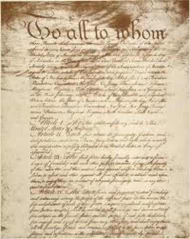 Government- Articles of Confederation
