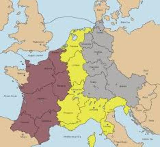 Division of the Frankish Empire