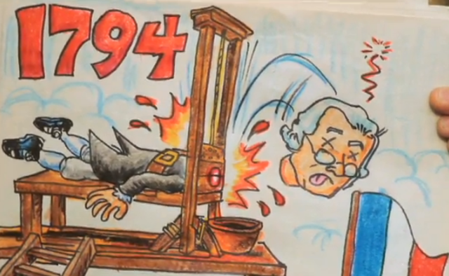 Robespierre is killed in guillotine