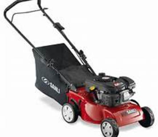 Started Mowing Lawns For Cash