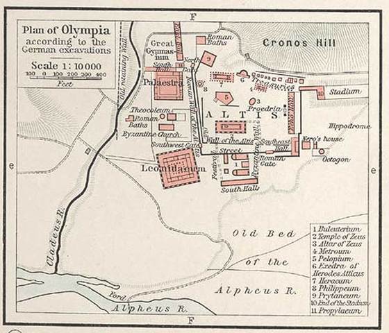 Ernst Curtius' Discoveries at Olympia