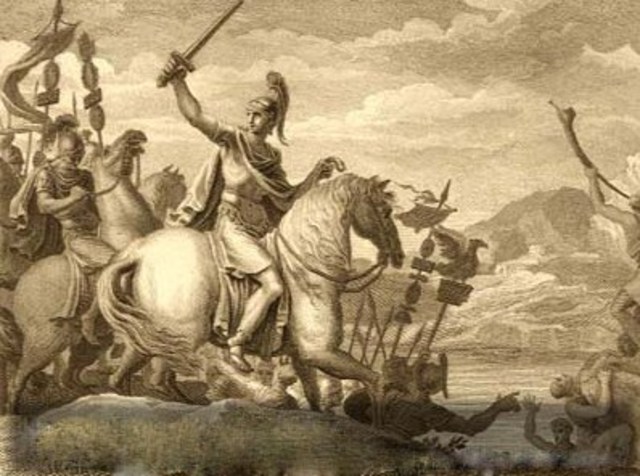 Julius Leads His Army