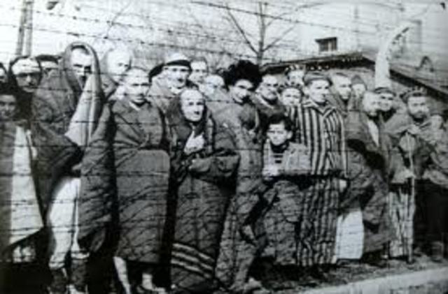The Auschwitz Camp gets liberated.
