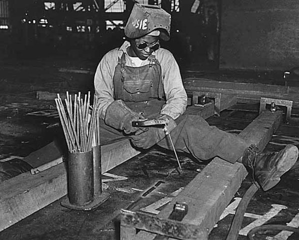 Welder Trainee Josie Lucille Owens