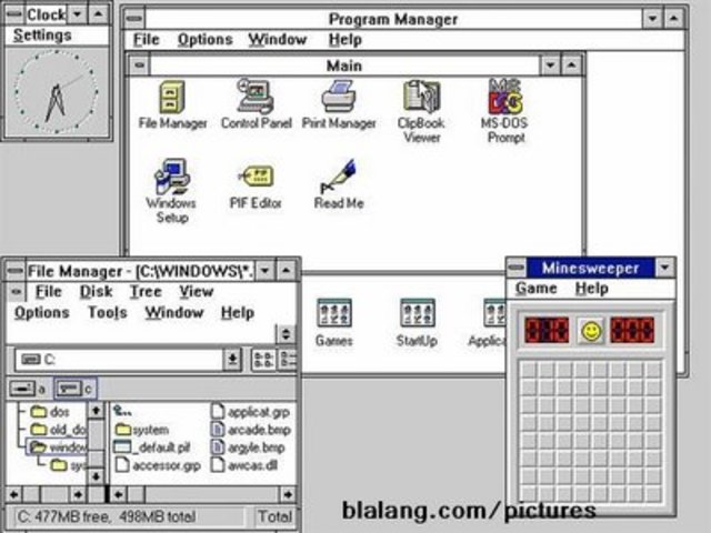 1994 “windows for Workgroups” 3.11 February