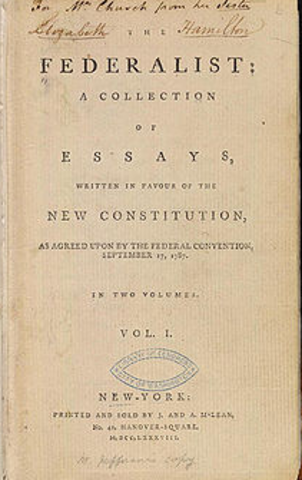 First Federalist Papers was published