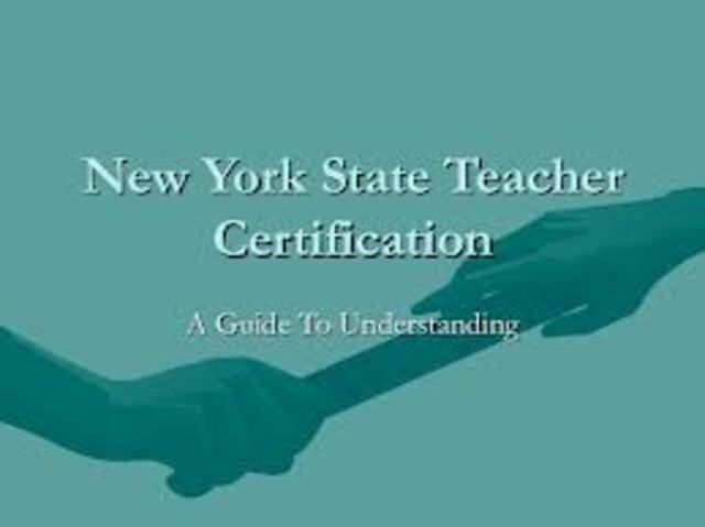 Obtained Teaching Certifications
