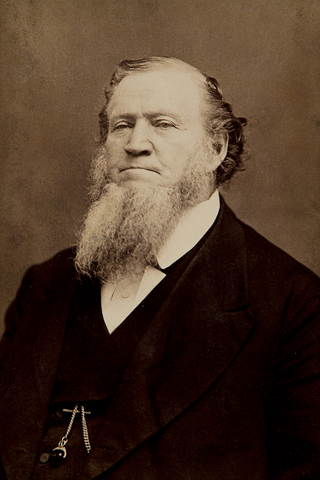 Brigham Young leads followers to Salt Lake