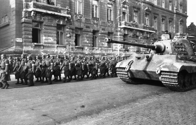 Germans forces occupy Hungary