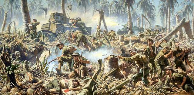 The Australian Army liberates the village of Gona