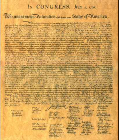 Decleration of independence