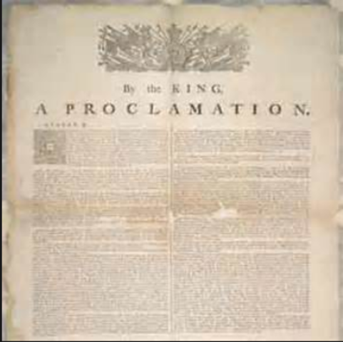 proclamation of 1763