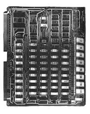 microprocessor, an entire CPU on a single chip was created