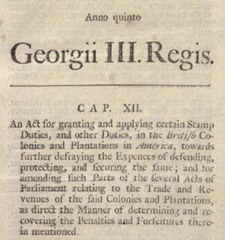 The Stamp Act