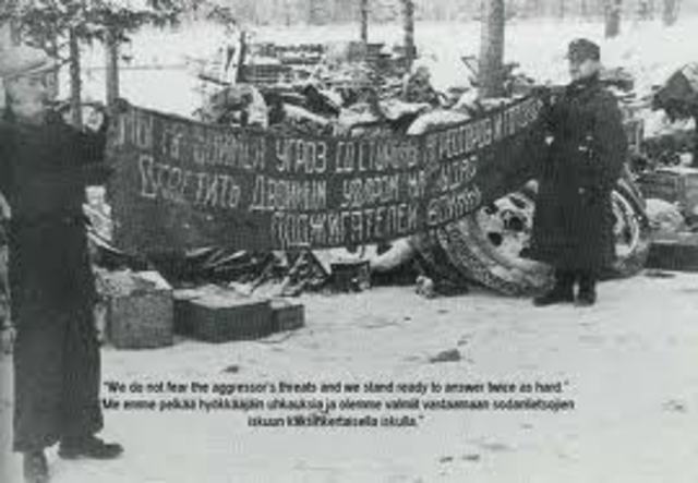 Soviet troops invade Finland