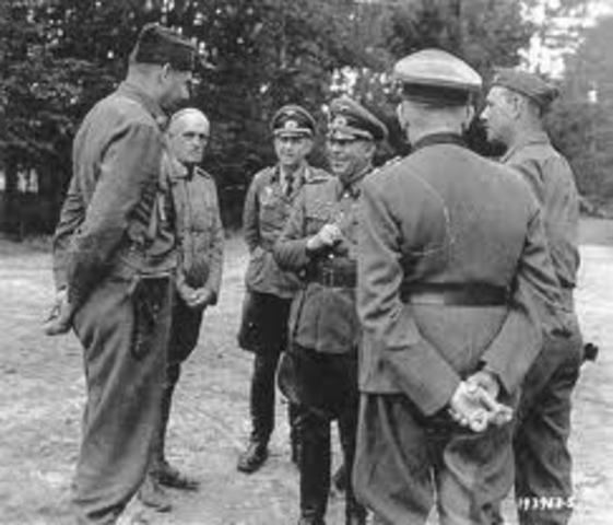 German Generals surrender to the Soviets at Stalingrad