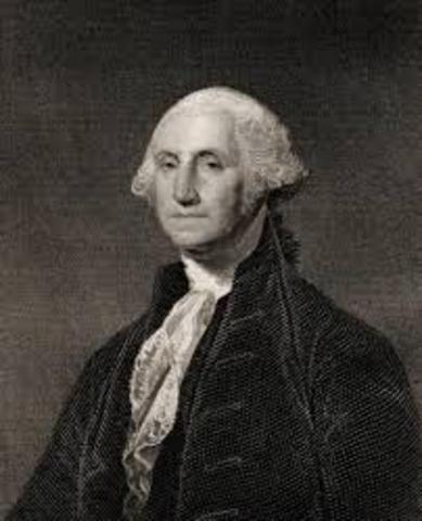 George Washington was elected the first president