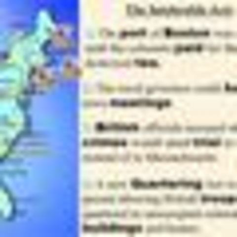 The Intolerable Acts