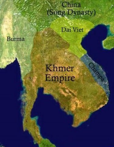 Jayavarman II unifies all the small empires.