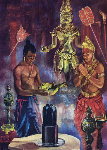Jayavarman II comes to throne