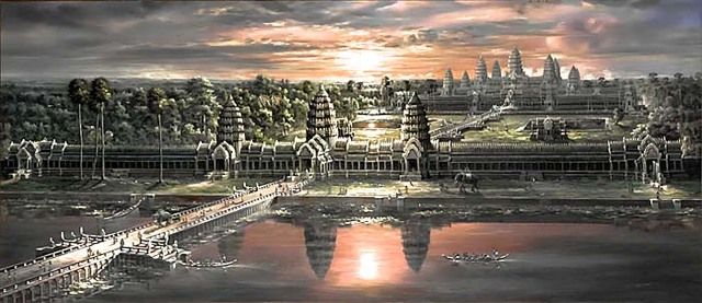 Angkor Wat is built