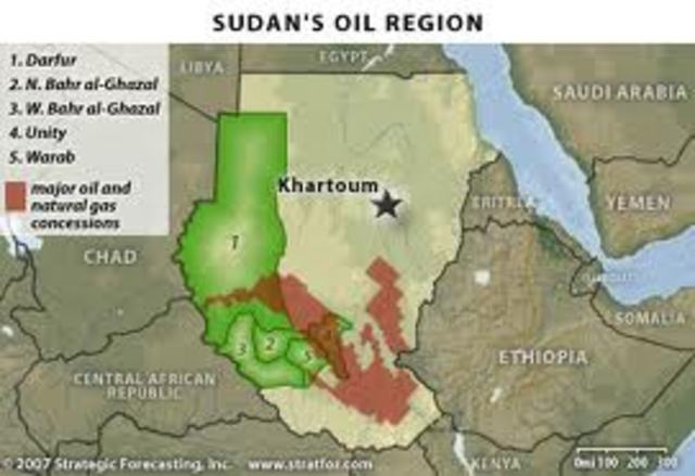 Oil was First Discovered in Southern Sudan.