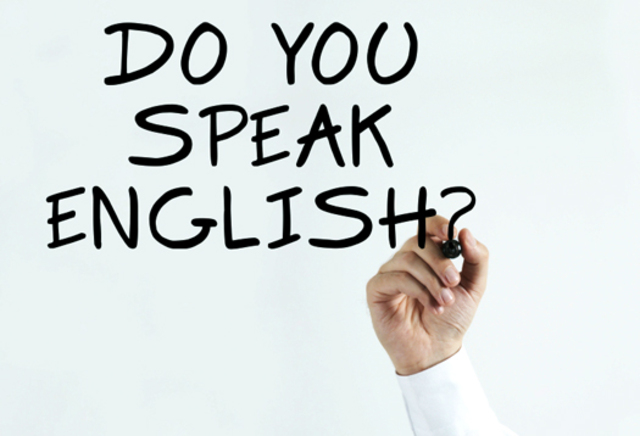 I speak English