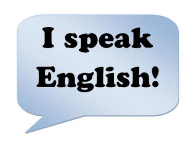 Yes, I speak English!