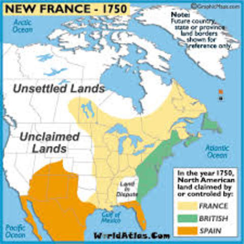 New France + 13 Colonies