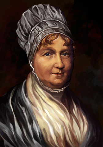 Met prison reformer Elizabeth Fry; grandmother died