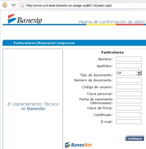 Primer banco que ofrece sus servicios en internet en España