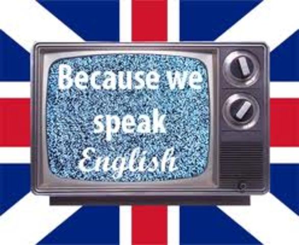 I started to watch TV in English