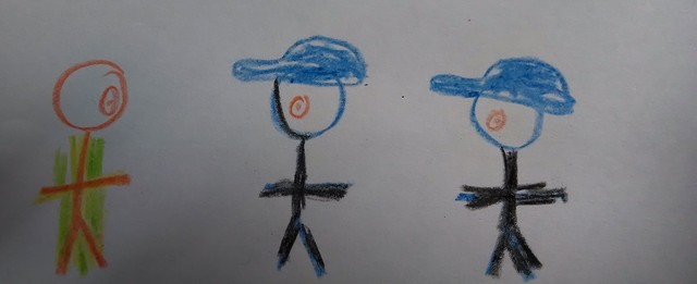 Police come to question Marcus.