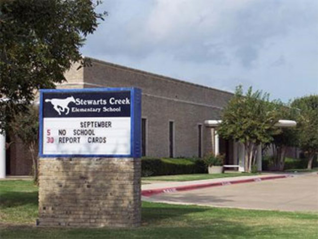 Began Kindergarden at Stewarts Creek Elementary in The Colony, Texas