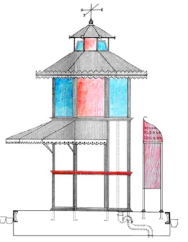 Primeras instalaciones de urinales publicos