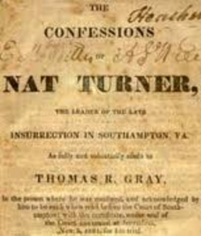 Nat Turner Makes Confession to Attorney Thomas R. Gray