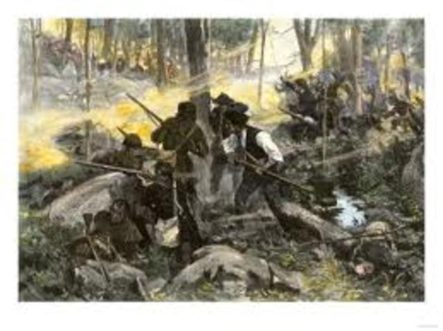 The Battle of Kings Mountain, North Carolina