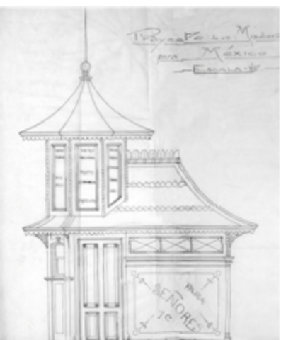 Plan de construcción de ocho "meaderos".