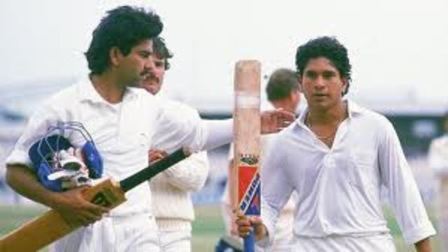 At the age of 17 years he became the then second-youngest to score a Test century. He scored 119 not out against England at Old Trafford