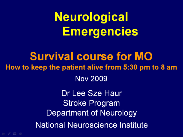 1. Surviving your Neurology call