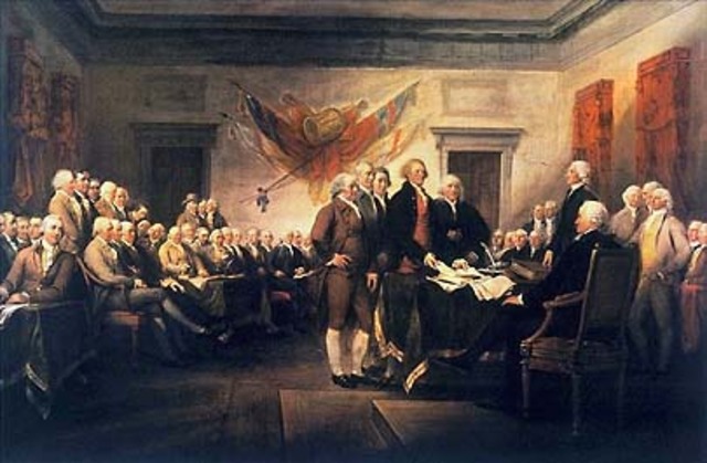 Signing of the Declaration of Independence