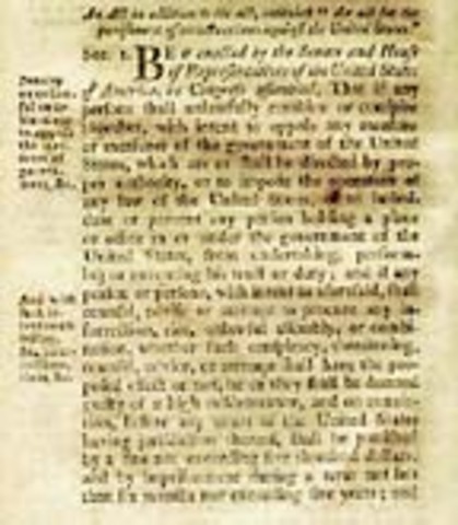 Alien and Sedition Acts