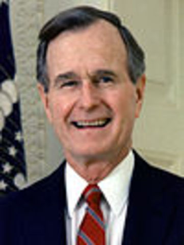 George Bush Sr. Elected To Office