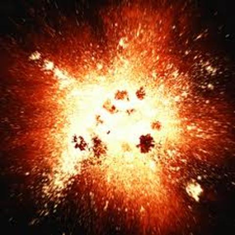 THe Big Bang (13,7 billion years ago)