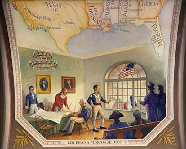 On April 30, 1803, one of the greatest real estate deals in history took place. The United States purchased the Louisiana Territory from France. The territory included 828,000 square miles, for which the United States paid $15 million—less than three cent