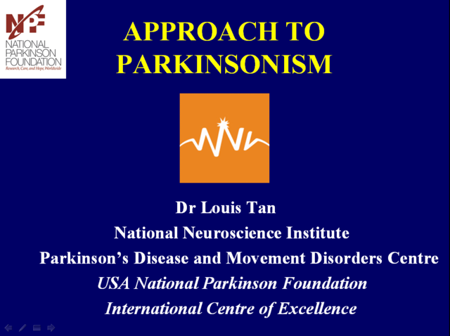 13. Approach to Parkinson’s & Movt Disorders
