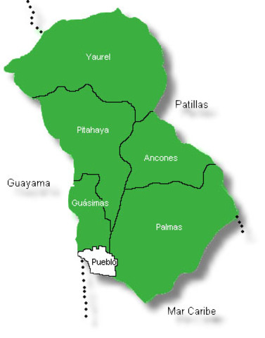 topografia del pueblo de Arroyo