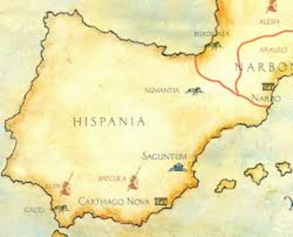 Columbus cpolonizes Hispania